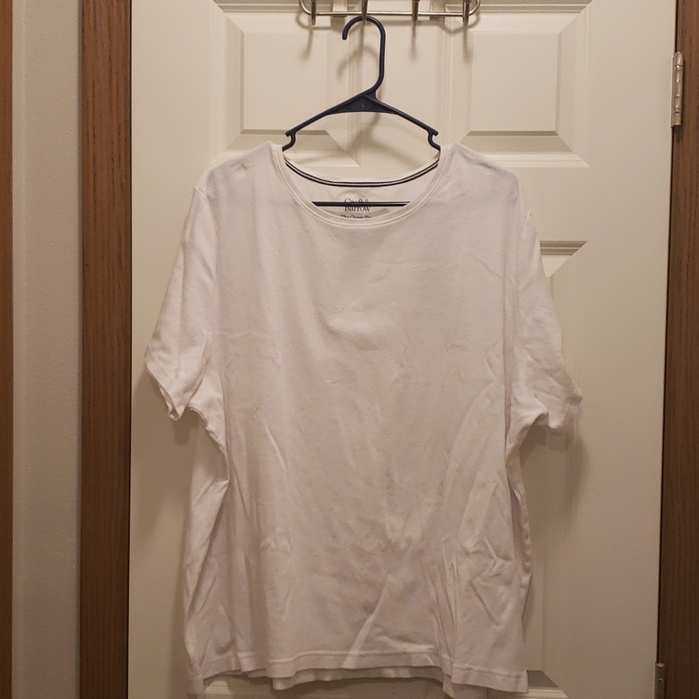 Croft and Barrow White short sleeve tee 2X